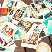 10x10 Полароиды фотокарточки на картоне (10шт.)