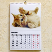 Фото-календарь перекидной 20Х30, 13-страничный
